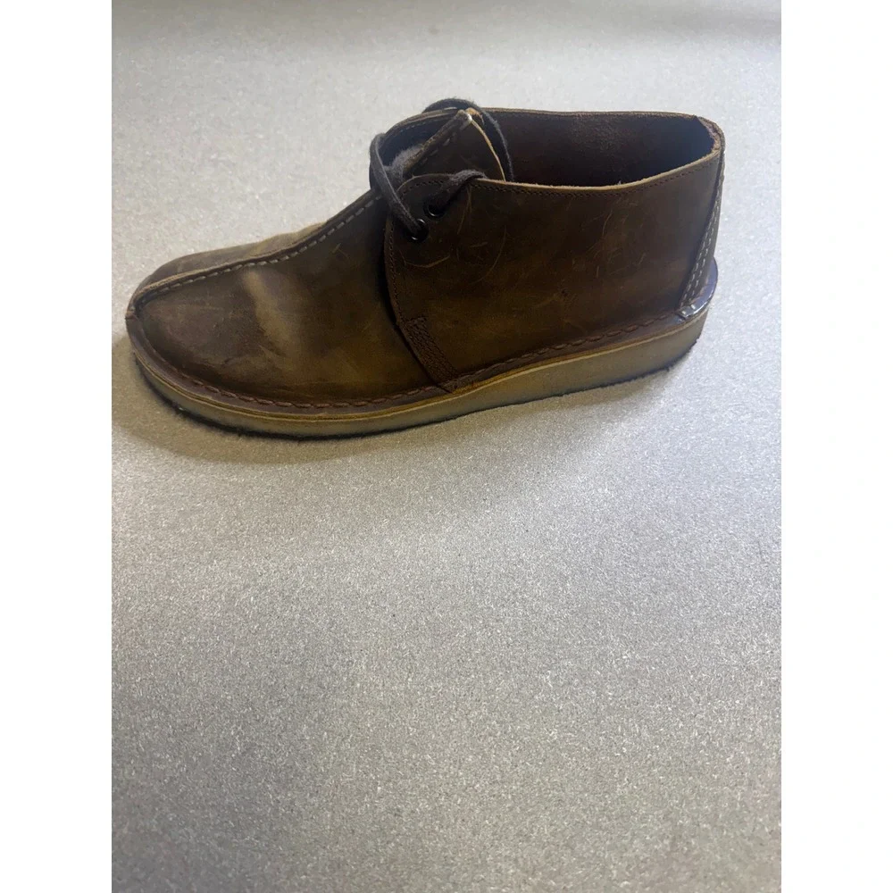 Clarks Originals Desert Boots Brown Leather Lace Up‎ Chukka Ankle Boots Size 9.5